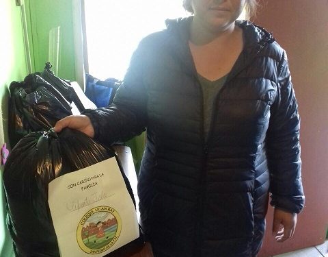 HERMOSO RESULTADO DE CAMPAÑA DE CANASTAS FAMILIARES PARA FAMILIAS LICAN RAY