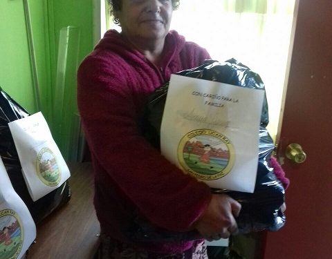 HERMOSO RESULTADO DE CAMPAÑA DE CANASTAS FAMILIARES PARA FAMILIAS LICAN RAY