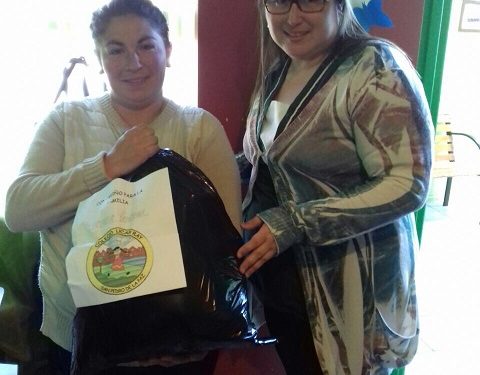 HERMOSO RESULTADO DE CAMPAÑA DE CANASTAS FAMILIARES PARA FAMILIAS LICAN RAY