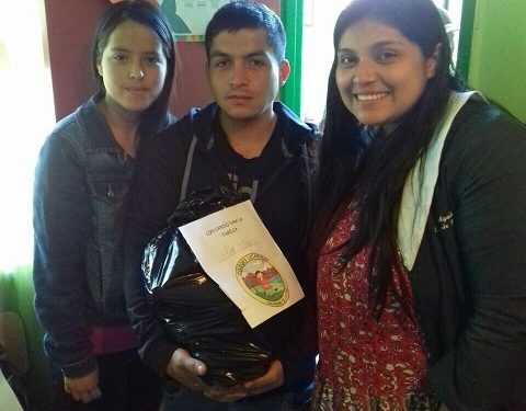 HERMOSO RESULTADO DE CAMPAÑA DE CANASTAS FAMILIARES PARA FAMILIAS LICAN RAY