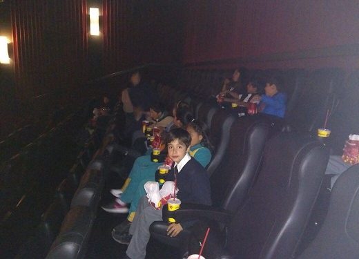 VISITA PEDAGOGICA AL CINE CUARTO BASICO 2017