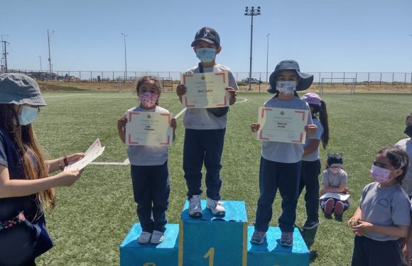 Olimpiada atlética Licán Ray(escuela de lenguaje y párvulo regular)