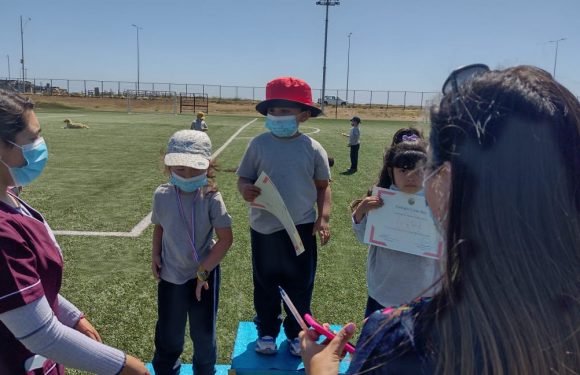 Olimpiada atlética Licán Ray(escuela de lenguaje y párvulo regular)