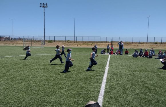 Olimpiada atlética Licán Ray(escuela de lenguaje y párvulo regular)