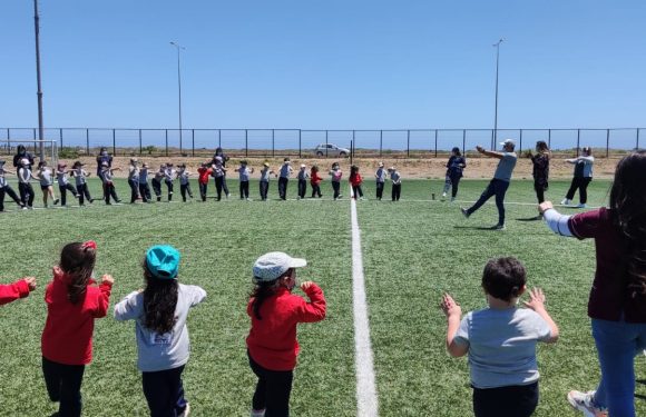 Olimpiada atlética Licán Ray(escuela de lenguaje y párvulo regular)