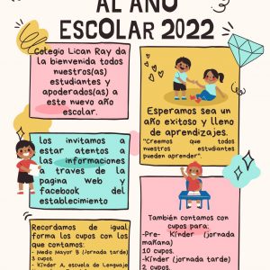 Bienvenidos al año escolar 2022